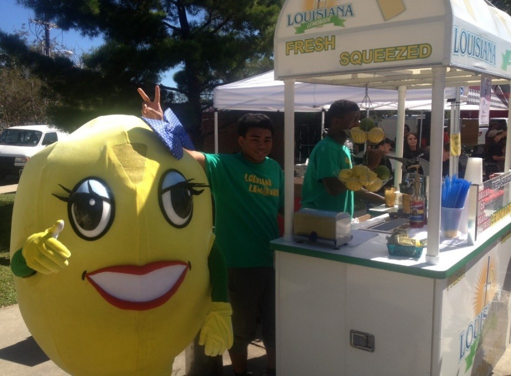 Lemonette (our 1st Lady) & crew members at the Boudin Cook-Off in Lafayette, LA